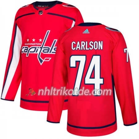 Washington Capitals Trikot John Carlson 74 Adidas 2017-2018 Rot Authentic - Herren